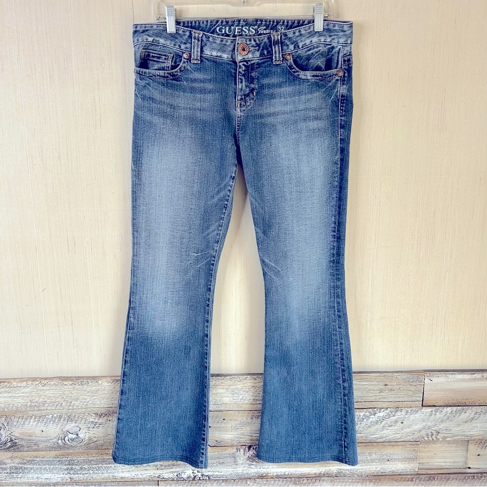 VINTAGE GUESS Daredevil Flare Low Rise Jeans